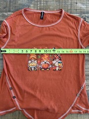 Gnomes Pumpkin Spice Coffee Latte Fall Autumn Thanksgiving T-Shirt Size Small