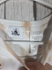 Disney The Lion King TShirt White Orange Size XL Tye Dye Simba Timon Pumba Print