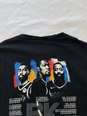 Brooklyn Nets 2021 Big Three Graphic T Shirt Kevin Durant Kyrie Irving Harden L