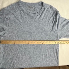Faherty T-Shirt Mens Medium (M) Cloud Cotton Pima Modal Heather Blue Tee