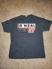 Hudson O’Neal #71 Dirt Late Model 2022 Black Short Sleeve Shirt For Men Size XL