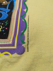 San Antonio Texas Fiesta 2005 T Shirt Mens Size Medium Yellow Short Sleeve