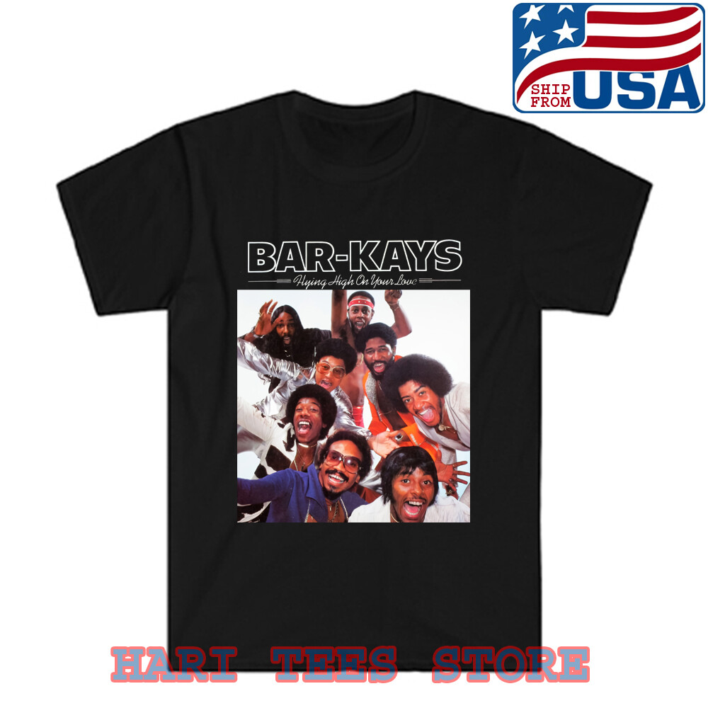 Bar-Kays Flying High On Your Love Men’s Black Size S to 5XL