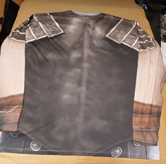 Men’s Gladiator Maximus Colliseum Armor Sublimated Long Sleeve Costume T Shirt