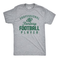 Mens Professional Fantasy Football Player T Shirt Funny Sports Tee