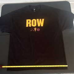 Hanes ROW Black Graphic Crew Neck Short Sleeve Tagless Cotton T-Shirt XL