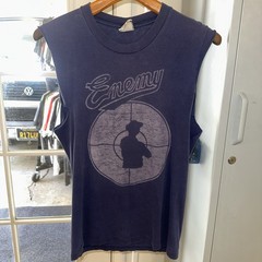 1990’s Vintage Public Enemy Tee Shirt – Chopped – Small Approximately 18×27