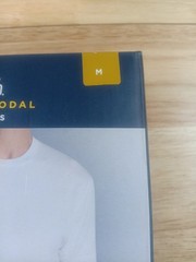 3 Mens Stafford Super Soft Crew Neck T-Shirts Size Medium New White