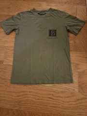 RWBY Blake Belladonna TShirt Olive Green Pocket Logo Back Graphic Rooster Teeth