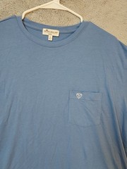 Peter Millar Shirt Mens Extra Large Seaside Blue Comfort Cotton Modal Blend READ