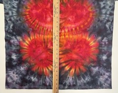 Handmade Ice Tie Dye Adult T-Shirt Size XL Multicolor George Long Length Tee NEW