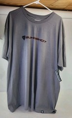 Polaris Slingshot Mens Gray / Orange Solid Graphic T-Shirt Size 2 XL
