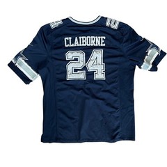 Nike NFL Dallas Cowboys 24 Morris Claiborne Football Jersey – Size Men’s XXL 2X