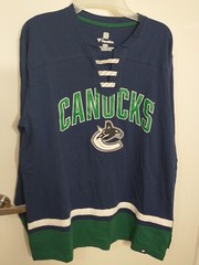 NHL Fanatics CANUCKS Men T-shirt, New with tags, Size L