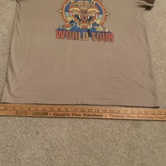 LEE JEANS WORLD TOUR Short Sleeve T-Shirt Vintage Design 100% Cotton Size L