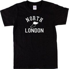 North London Retro Track T-Shirt – Running, College, Souvenir, Various Colours