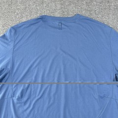 2 Lululemon Men’s Easy Set Train Short Sleeve Shirts Blue Dark Green 2XL LOT