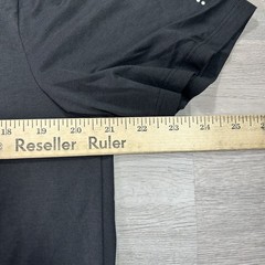 NEW Lululemon Fundamental Shirt Mens Large Black Crew Neck Stretch Company Logo