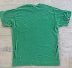 Vintage Stedman Moose Family Graphic T Shirt XL Made USA Single Stitch Green