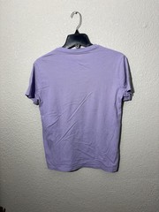 Polo Ralph Lauren V Neck T Shirt Men’s Small Purple Lavender Pony Logo Cotton