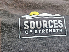 Tultex 241 Sources of Strength “Empower A Well World” Graphic T-Shirt – Size L