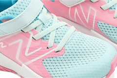 New Balance Kids Rave Run V2 Bungee – Glint Blue/Double Bubble – 13.5 Wide Littl