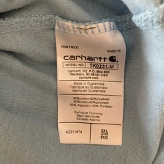 Carhartt Loose Fit Long Sleeve Blue Work T-Shirt Men’s 3XL Workwear K-231