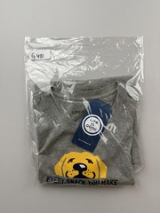 Life Is Good Shirt Mens Large Gray Dog Snack Watching You Graphic Tee Funny