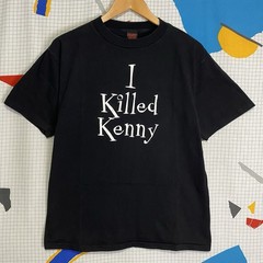 Vintage 90s Fashion Victim Tshirt I Killed Kenny Large Single Stitch USA Grunge