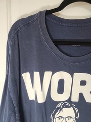 Ripple Junction Mens Office Space Milton Work Sucks Graphic Navy Shirt Size 3XLT