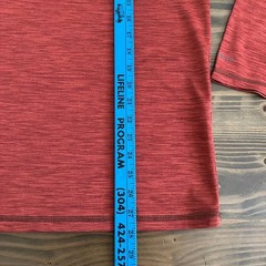 Men’s G.H. Bass & Co. Heathered Orange Long Sleeve Tee XL Casual Minimalist