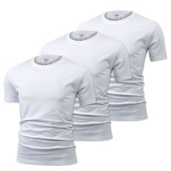 Unisex 100% Combed Cotton T-Shirt – Premium Soft & Durable Basic wear 3-pack