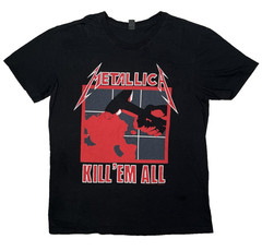 Vintage 2007 Metallica Kill ‘Em All Tour Shirt Size M Rock Band Y2K Double Side