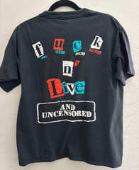 VINTAGE 90s Van Halen 1991 F**Kin Live and Uncensored Tour Single Stitch SZ L
