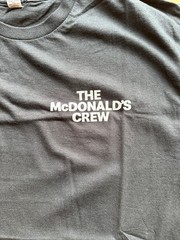 Authentic New McDonalds The Crew As Featured In Tee 2023 Black White