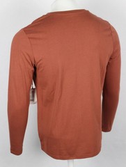 Free Fly Men’s Heritage Henley Long Sleeve Bamboo Shirt Clay UPF 50+