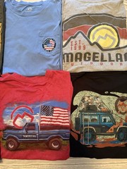 Columbia Southern Tide Magellan Polo Men’s Graphic T-Shirt Lot, Assorted Colors