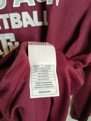 Texas A&M Aggies Basketball Climate Sz Medium NCAA Long Sleeve College Fan
