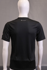 Champion Men’s, Performance Double Dry, Tee Shirt, Size M, Black, pack of 1