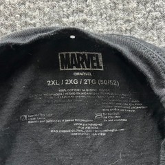 Marvel T-Shirt Mens Size 2XL Black Wolverine Graphic Cotton Short Sleeve