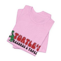Vintage Turtles Record & Tapes Store Logo Unisex Jersey Short Sleeve T-Shirt