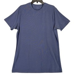 Mack Weldon Mens L Navy Pima Cotton Crewneck T Shirt Modern Essential