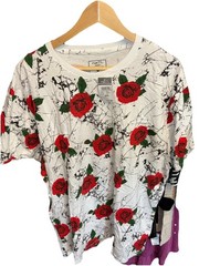 rue21 Men’s Rose Graphic Jersey T-Shirt Crew Neck Short Sleeve XXL