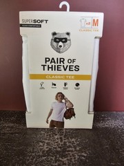 Pair of Thieves Men’s 2 pk CLASSIC TEES Undershirts T-Shirt Super Soft Medium