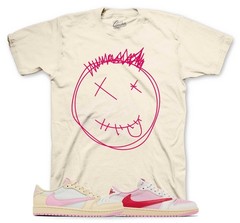 Shirt To Match Jordan 1 Travis Tropical Pink AJ1 Sneakers – Smiley Tees