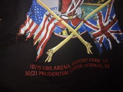 Iron Maiden Event t-shirt – New York 10/19 UBS arena 10/21 Newark, NJ 2022 – M –
