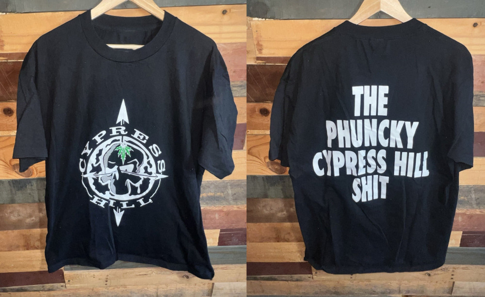 Vintage 90s Cypress Hill The Phuncky Feel One Black Hip Hop Rap T-Shirt S-5XL