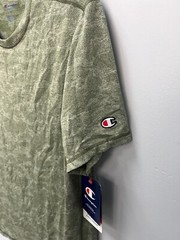 Champion Sz Medium Green Camo AOP Sport Tee Men’s Anti-Odor Wicking