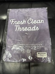 Fresh Clean Threads Flint Purple Crew Neck T-Shirt XL Short Sleeve New