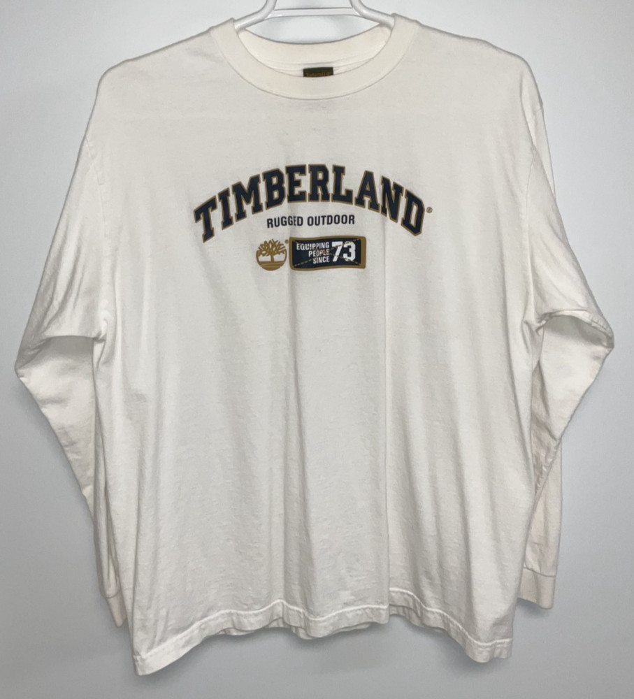 Timberland Long Sleeve T-Shirt Men’s 2XL White